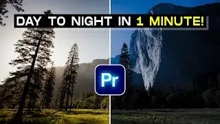 How to Turn Daylight into Night in Premiere Pro | Day to Night Color Grading Tutorial