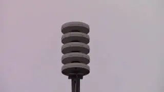 Federal Signal Modulator 4016B Noon Test Westminster Chimes Great River NY (12-31-18)