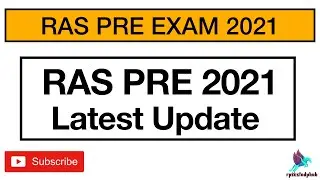 | Ras pre 2021 latest update | Ras pre latest news |