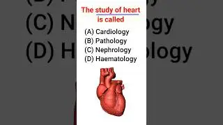 What is study of heart called 🤔 #shorts #science #sciencegk