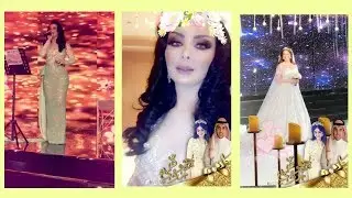 ديانا كرزون في حفل زفاف رؤى الصبان و حمود الفايز