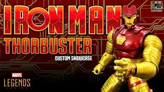 Custom Marvel Legends Thorbuster Iron Man Action Figure Review | Showcase