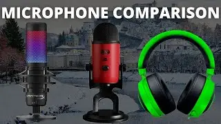 Quadcast S VS Blue Yeti VS Razer Kraken | Sound Test