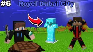 Made fully diamond  Armor in minecraft 1.20 | I Surprise Dino with a epic Armor 😍