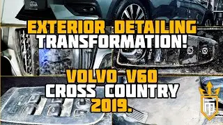 Exterior detailing transformation🔥 VOLVO V60 Cross Country 2019! (WOW!😱)