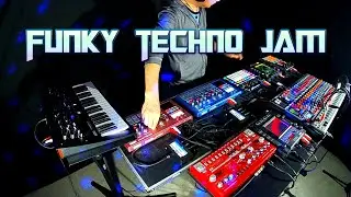 Funky Techno 135BPM | Dawless machine jam | TD-3 Acid base mix