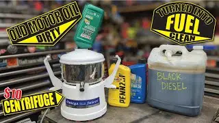 Oil Centrifuge made from $10 Juicer - BLACK DIESEL