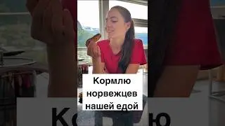 Кормлю норвежцев нашей едой #норвегия