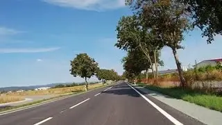 Unterwegs auf der B8 zwischen Regensburg und Straubing