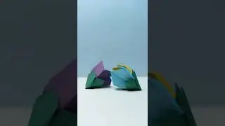 Easy Origami Flower in 60 Seconds - Quick Paper Folding Tutorial