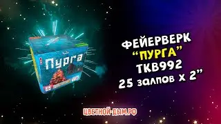 Салют, фейерверк Пурга 25 х 2