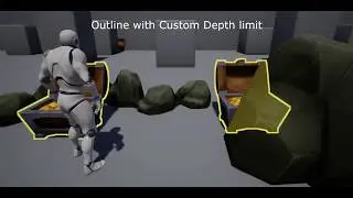 [UE4 Tutorial] Outline effect with Custom Depth limit