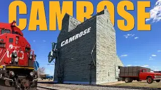 Camrose, Alberta | A Functional Wooden Grain Elevator