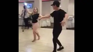 Блондинка танцует лезгинку 2017