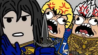 Konrad Curze asking why his way is not noble (40k meme)
