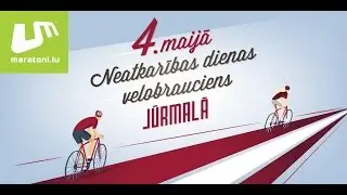NEATKARĪBAS DIENAS VELOBRAUCIENS, JŪRMALA 2017