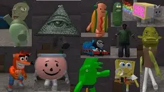 Roblox Meme Simulator 3D - All Characters Gameplay