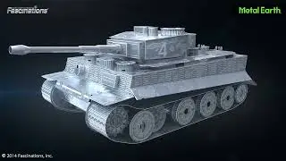 Metal Earth Tiger I Tank 3D Metal Model Kit