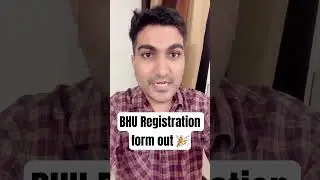 BHU registration form start #bhu #bhuadmission2024 #bhuadmission #cuet #cuet2024 #cuetadda247 #pw