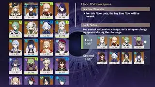 Spiral Abyss Floor 12 (Waning Phase Feb 2024) [9 Stars] | Genshin Impact