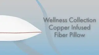 Wellness Collection Copper Infused Fiber Pillow