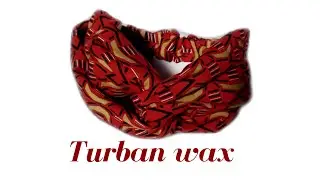 DIY: comment coudre un turban facile et rapide pour bb// tissu wax