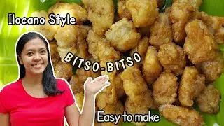 BITSO-BITSO| BUTSI-BUTSI| FILIPINO MERIENDA| ILOCANO STYLE| EASY TO MAKE| ATE JOY'S MERIENDA