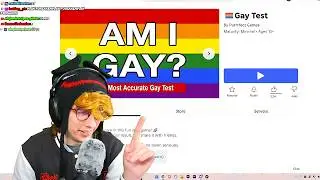 KreekCraft takes the Gay Test on Roblox..