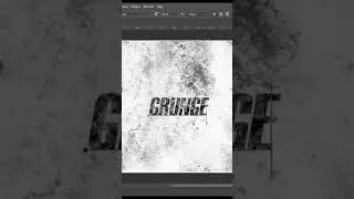 Grunge Textute in Photoshop #shorts