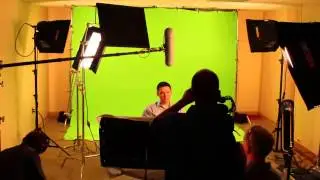 Greenscreen Interview Setup Time Lapse