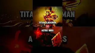Upgraded Titan ClockMan vs Astro Boss Toilet #shorts #skibiditoilet #1v1 #edit