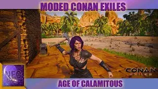 Conan Exiles Frozen North - The Age of Calamitous Mod - EP1  - [ The Frozen North Gameplay ]