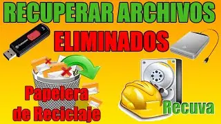 Recupera Archivos Borrados del Disco Duro, Papelera de Reciclaje y unidades Externas GRATIS