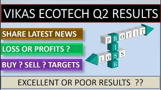 VIKAS ECOTECH LATEST NEWS VIKAS ECOTECH SHARE ANALYSIS VIKAS ECOTECH RESULTS TODAY PRICE TARGET