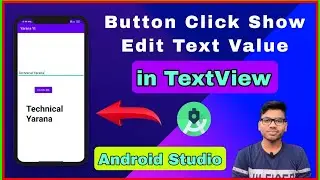 🔥🔥Edit Text Value Show In Text View With String in Android Studio 🔥 Edit Text Get To String | Java🔥🔥