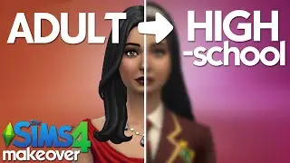 Teen Highschool CAS Makeover for Bella Goth 💋 | No CC! | The Sims 4