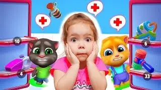 Мультики для детей как Настя попала в игру Мой Говорящий Том и друзья