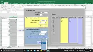 How to filter unique records, duplicated items, and count duplicated items