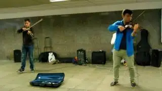 Музыканты в переходе на Арбат - Smooth Criminal ( Michael Jackson cover)