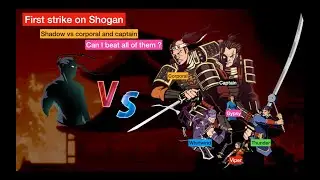 First attack on Shogun | shadow fight 2 | #bairagaming
