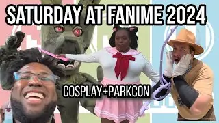 #Fanime 2024 day 2 Cosplay Vlog (Saturday) + ParkCon