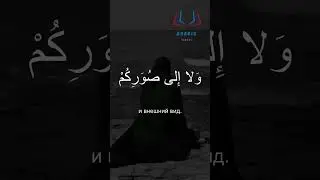 Пророк ﷺ сказал: «Аллаh не смотрит на ваши тела и внешний вид. Он смотрит на ваши сердца и дела»