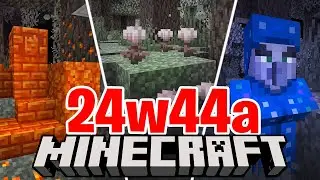 BLOCCHI di RESINA, FOGLIE CADENTI ed EYEBLOSSOM  - Minecraft ITA 1.21.4 Snapshot 24w44a