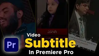 How to create Caption In Premiere Pro | Add Video Subtitle Automatically | in Hindi