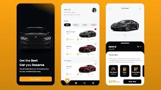 Car Rental App Design in Figma | Speed UI Design