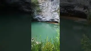 Голубое озеро, 50м глубина, Абхазия / Blue Lake, 50m deep, Abkhazia 