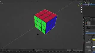 How to create a rubik's cube in Blender # video