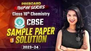 CBSE Sample Paper 2024 | Class 10 Chemistry Sample Paper Solution 2023-24 | Anjali Mam