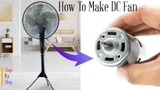 how to make a dc motor fan || homemade dc motor fan ||