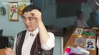 Texnologiya. 5 sinf Kashta choki turlari. Chekma kashta. Amaliy mashg'ulot. D.Mamatov